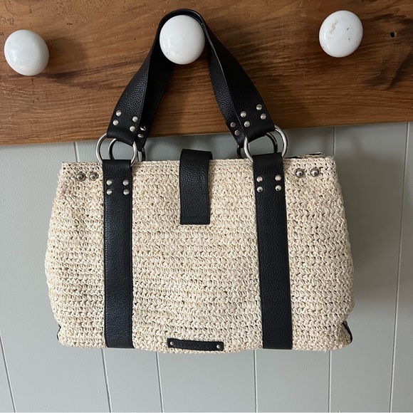 BCBG MaxAzria straw tote - Picture 3 of 13